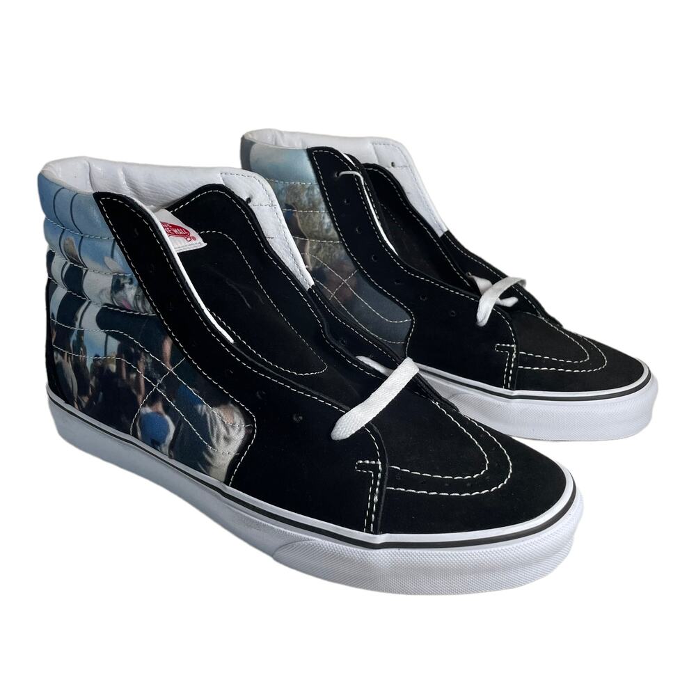 NWT Vans Sk8 Hi Sneaker Moca Frances Stark Black Size M10.5 W12.0 VN0A5KRHA55